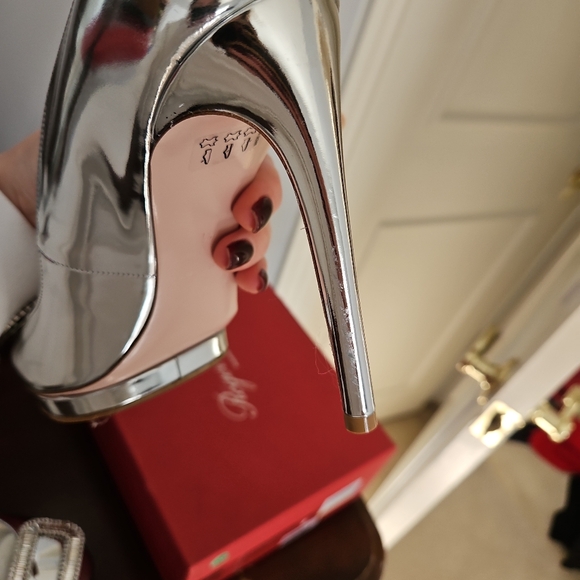 Roger Viver, size 11, silver - Picture 14 of 16